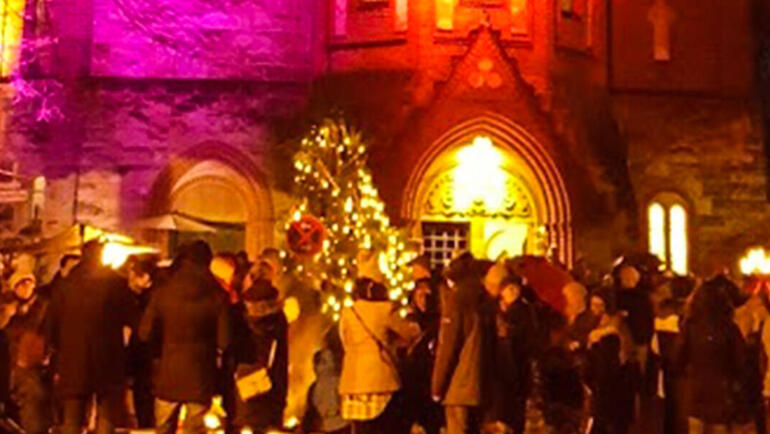 1. Advent – Weihnachtsmarkt an der Grünauer Friedenskirche